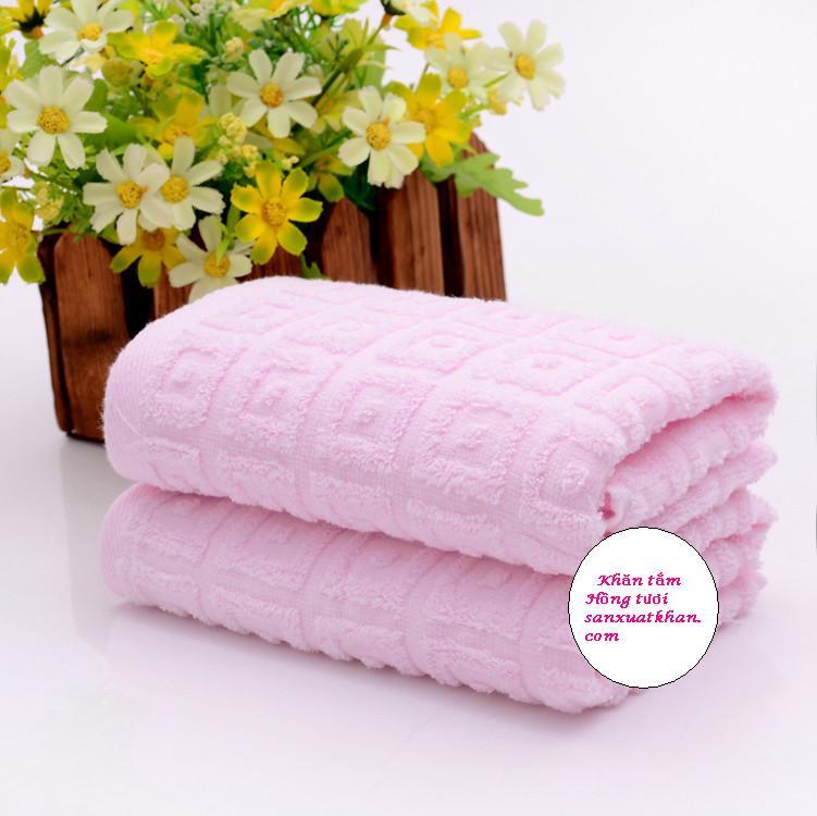 Bộ khăn tắm kẻ ô - Khăn Phú Minh Đức - Công Ty TNHH Dệt May Phú Minh Đức