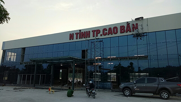 Bến xe liên tỉnh Tp. Cao Bằng - Nhà Thép Tiền Chế Hưng Long - Công Ty CP Kết Cấu Thép Xây Dựng Và Môi Trường Rừng Hưng Long