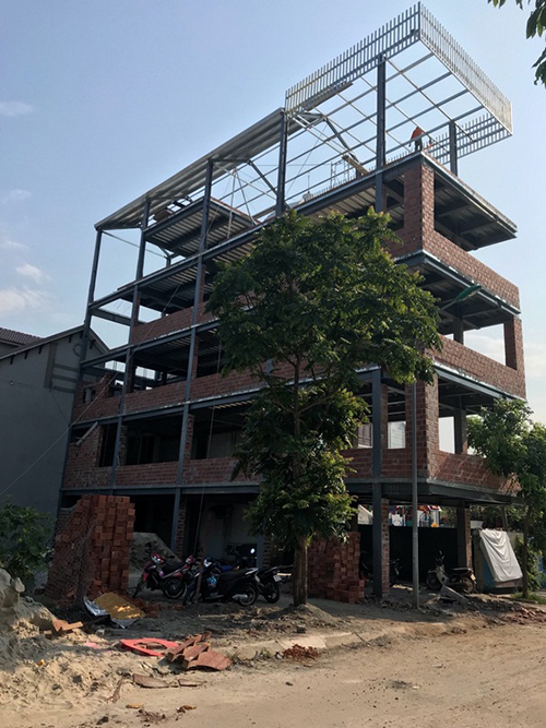 Trường mầm non Blue Sky - Thanh Hóa - Nhà Thép Tiền Chế Hưng Long - Công Ty CP Kết Cấu Thép Xây Dựng Và Môi Trường Rừng Hưng Long