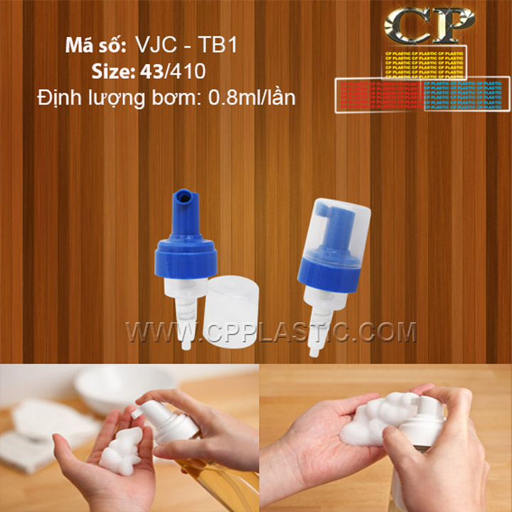 Vòi tạo bọt - van tạo bọt Φ43/410 (hai buồng)