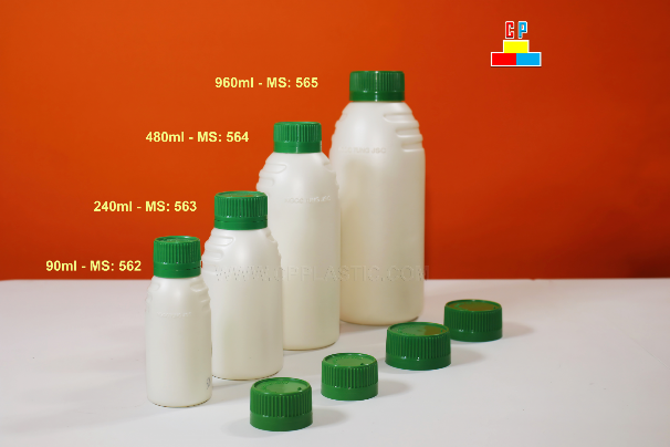 Can nhựa HDPE đựng thuốc nông dược