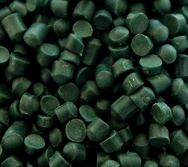 Hạt nhựa PVC màu xanh rêu
