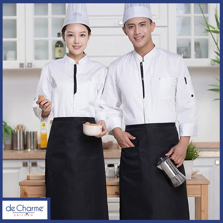 Đồng phục nhân viên bếp - May Đồng Phục De Charme - Công Ty Cổ Phần Sản Xuất Và Thương Mại De Charme