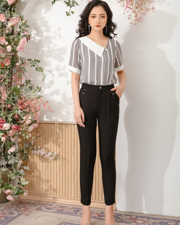 Đồng phục quần âu nữ - May Đồng Phục De Charme - Công Ty Cổ Phần Sản Xuất Và Thương Mại De Charme