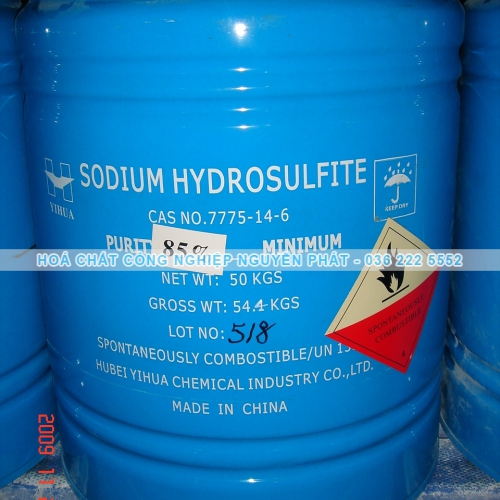 Sodium Hydrosulphite 90% - Hóa Chất Nguyễn Phát - Công Ty TNHH Công Nghiệp Nguyễn Phát