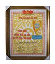 Cúp Vàng Việt Nam BEST PRODUCT huy chương
