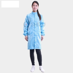Áo khoác phòng sạch cổ lãnh tụ - Thiết Bị Phòng Sạch Shizu - Công Ty TNHH Sản Xuất - Thương Mại - Dịch Vụ Shizu