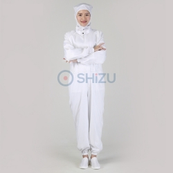 Áo liền quần chống tĩnh điện có nón - Thiết Bị Phòng Sạch Shizu - Công Ty TNHH Sản Xuất - Thương Mại - Dịch Vụ Shizu