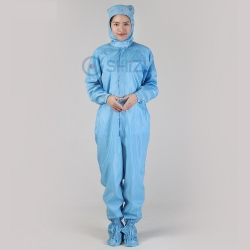 Áo liền quần chống tĩnh điện có nón - Thiết Bị Phòng Sạch Shizu - Công Ty TNHH Sản Xuất - Thương Mại - Dịch Vụ Shizu