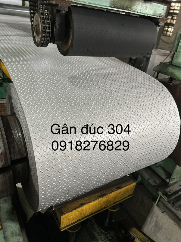 Tấm inox gân đúc 304