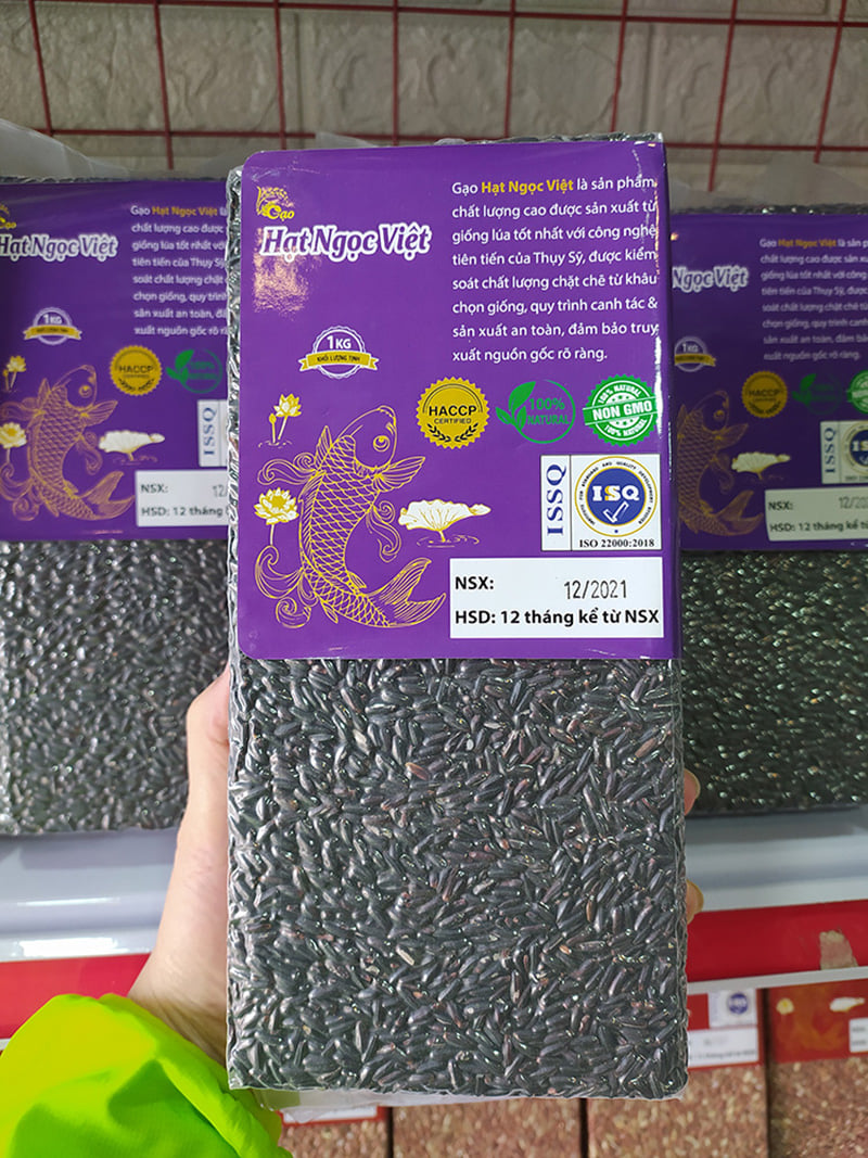 Gạo lứt tím - Thực Phẩm Chay Phương Thịnh - Công Ty TNHH Thực Phẩm và Dịch Vụ Ăn Uống Phương Thịnh