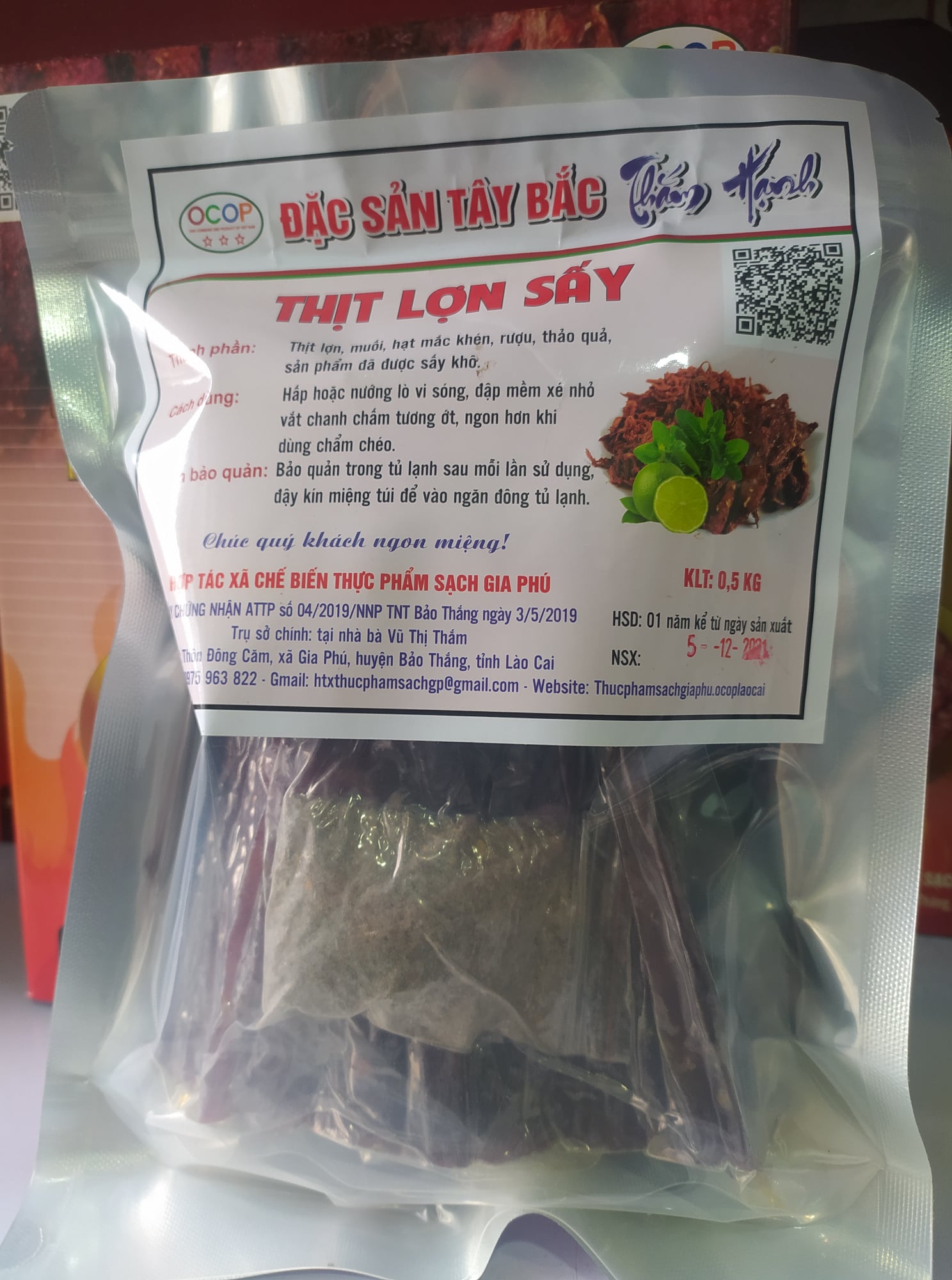 Thịt lợn gác bếp - Thực Phẩm Chay Phương Thịnh - Công Ty TNHH Thực Phẩm và Dịch Vụ Ăn Uống Phương Thịnh