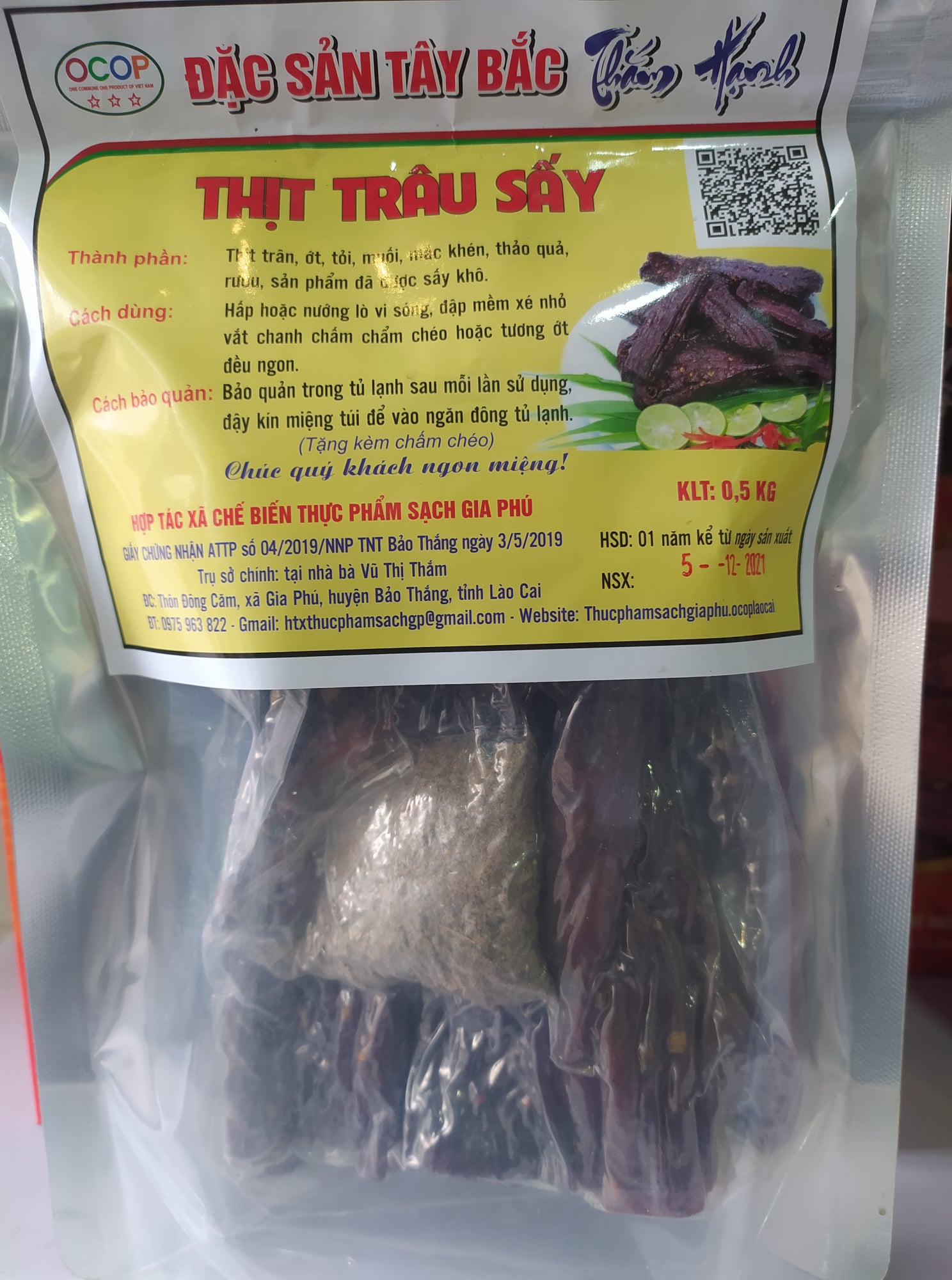 Thịt trâu gác bếp - Thực Phẩm Chay Phương Thịnh - Công Ty TNHH Thực Phẩm và Dịch Vụ Ăn Uống Phương Thịnh