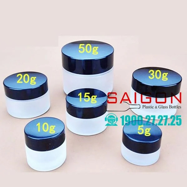 Hũ kem mở nắp đen