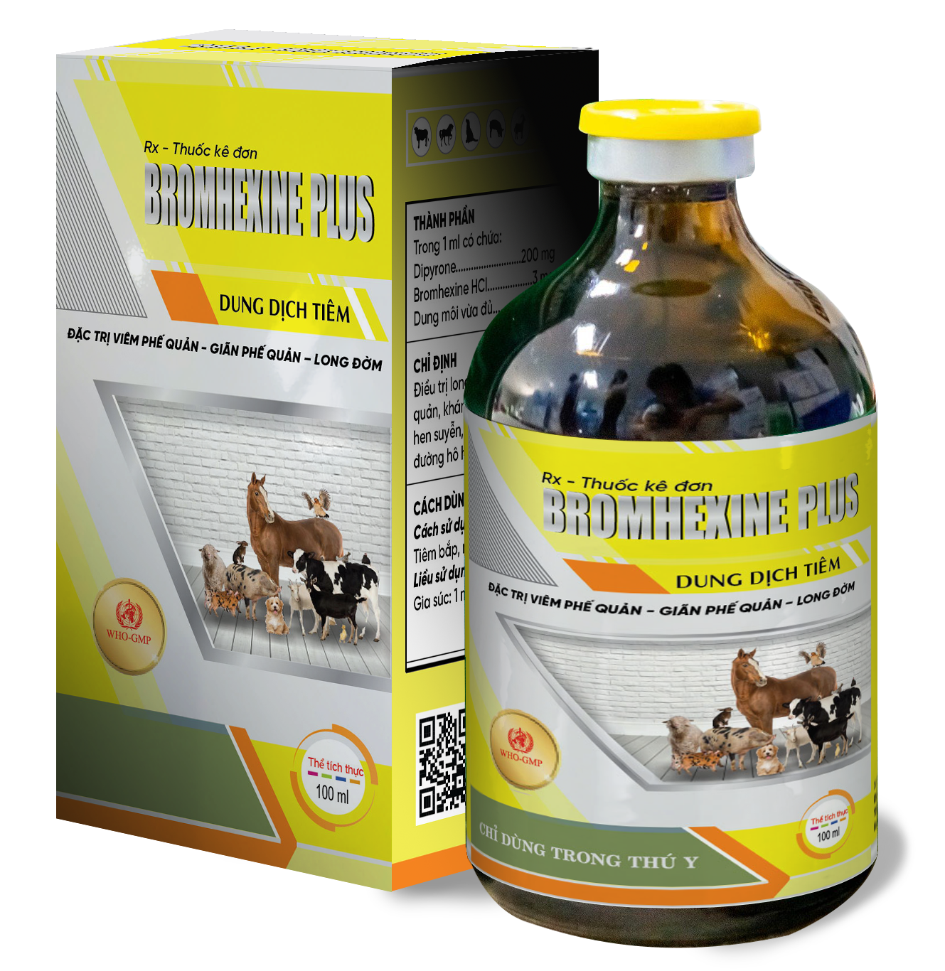 BROMHEXINE PLUS dạng tiêm