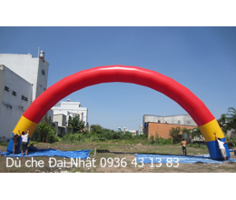 Cổng hơi trơn 15m - Ô Dù Đại Nhật - Công Ty TNHH Đầu Tư Phát Triển Đại Nhật