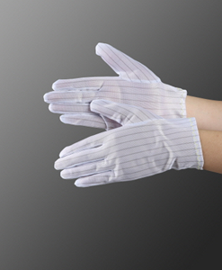 Găng tay vải may chống tĩnh điện