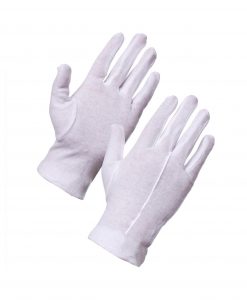 Găng tay vải may cotton 1 đường gân