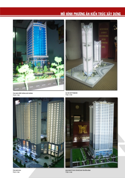 Mô hình phương án kiến trúc xây dựng - Mô Hình Hoàng Lê - Công Ty TNHH Thiết Kế Mô Hình Hoàng Lê