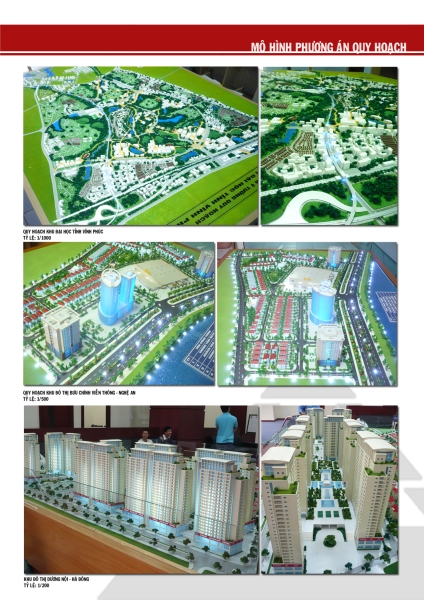 Mô hình phương án quy hoạch