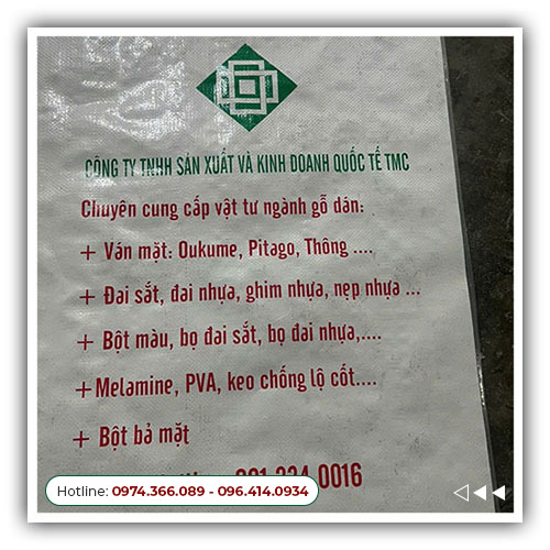 Bao dệt PP tráng PE - Bao PP Dệt Hoàng Trường Packaging - Công Ty TNHH Sản Xuất Thương Mại Quốc Tế Hoàng Trường Packaging