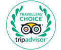 Chứng nhận Travelers Choice từ Tripadvisor