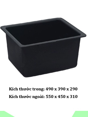 Chậu rửa chống hóa chất 0357
