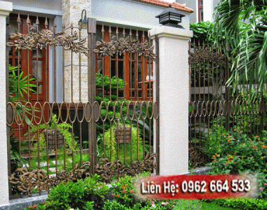 Hàng rào sắt mỹ thuật