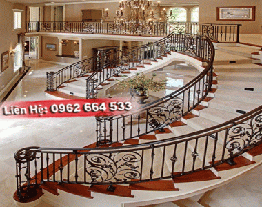 Cầu thang sắt mỹ thuật