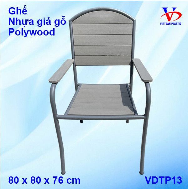 Ghế nhựa giả gỗ Polywood - Nhựa Việt Đan - Công Ty TNHH Nhựa Việt Đan