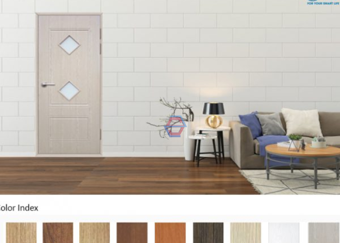 Cửa nhựa KOS 212 - Sàn Gỗ 2S - Công Ty TNHH Trang Trí Nội Ngoại Thất 2S