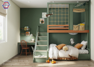 Thi công nội thất phòng trẻ em - Sàn Gỗ 2S - Công Ty TNHH Trang Trí Nội Ngoại Thất 2S