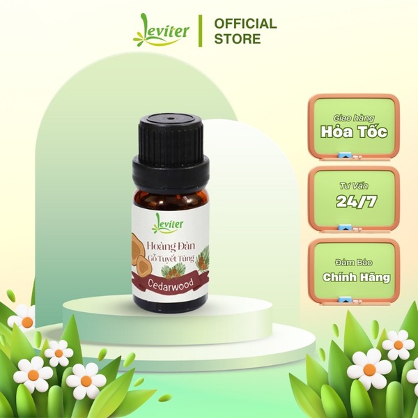 Tinh dầu hoàng đàn gỗ tuyết tùng Leviter 10ml
