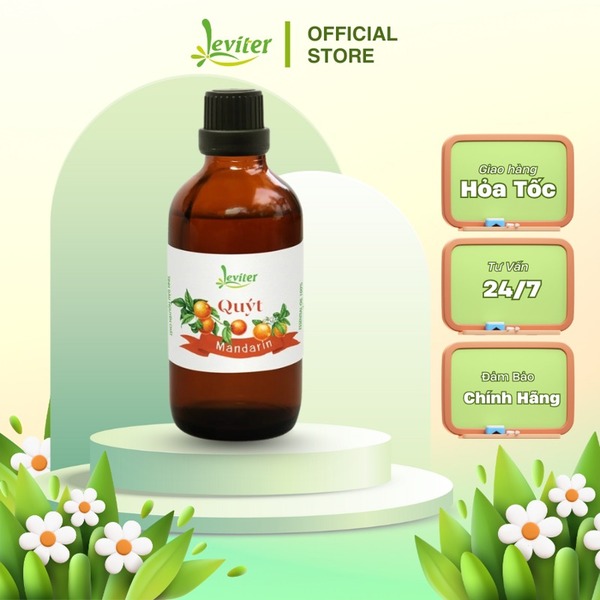 Tinh dầu tự nhiên quýt Leviter 100ml