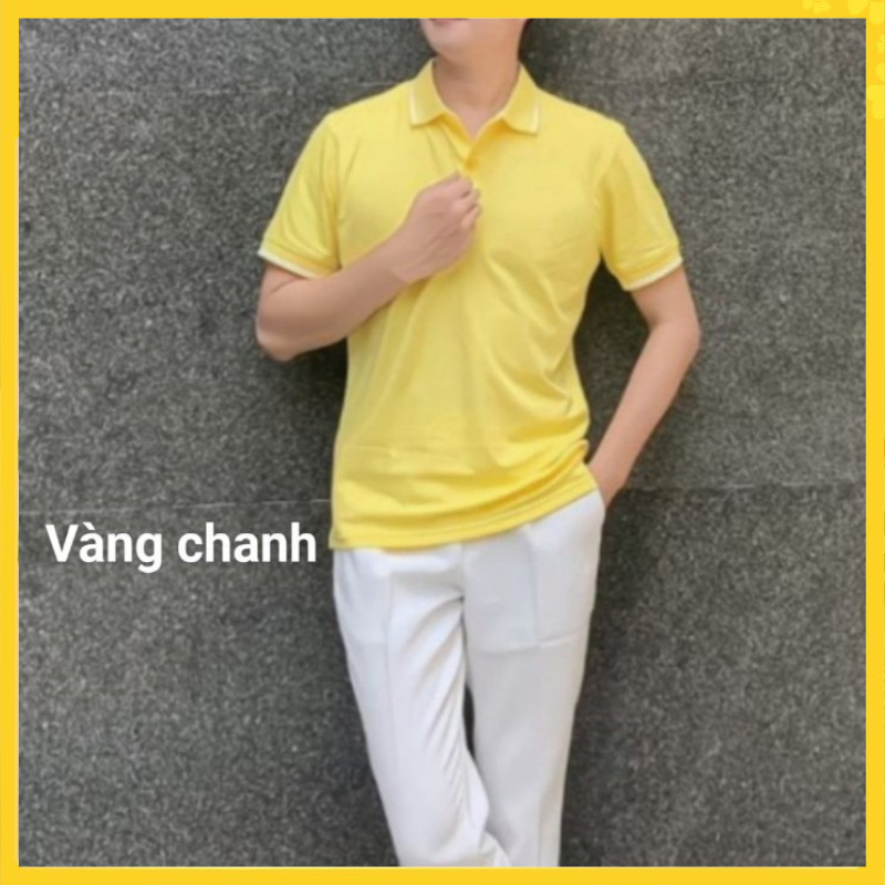 Áo phông vàng chanh - Đồng Phục Thu Ngân - Công Ty TNHH TMDV Và Đào Tạo Thu Ngân