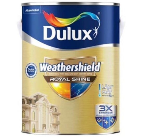 Sơn ngoại thất Dulux Weathershield Royal Shine - 5L