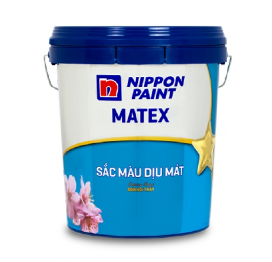 Sơn nội thất Nippon Matex sắc màu dịu mát -18l - Sơn Bình Nguyên - Công Ty TNHH TM & DV Xây Dựng Bình Nguyên