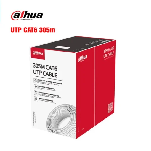 Cáp mạng UTP CAT.6 305m DAHUA DH-PFM920I-6UN-CN (Vỏ màu trắng) - TechOne - Camera Giám Sát - Công Ty TNHH Công Nghệ SMARTDIGITAL