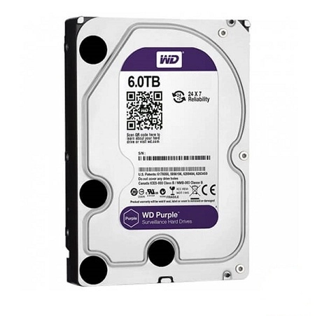 Ổ cứng WD Purple 6TB WD64PURZ - TechOne - Camera Giám Sát - Công Ty TNHH Công Nghệ SMARTDIGITAL