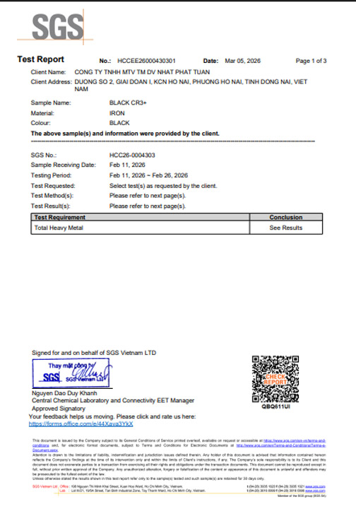 Chứng chỉ SB – Black – HCCEE26000430301