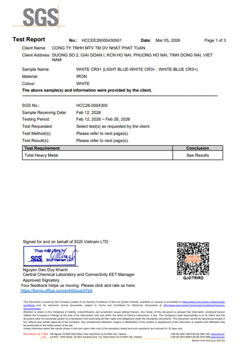 Chứng chỉ SB - White - HCCEE26000430501