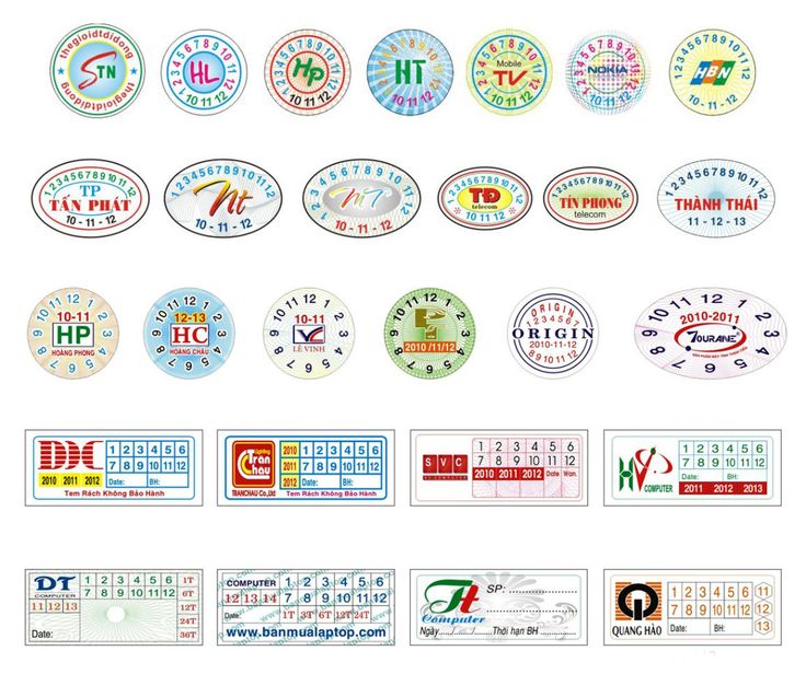In decal bế