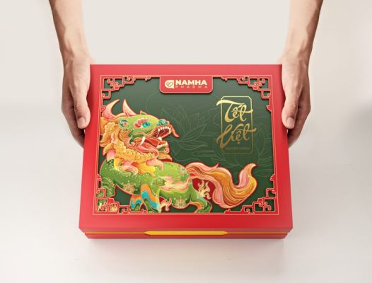 In hộp quà tết