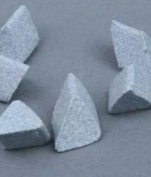 Bi tam giác xiên ceramic đánh thô