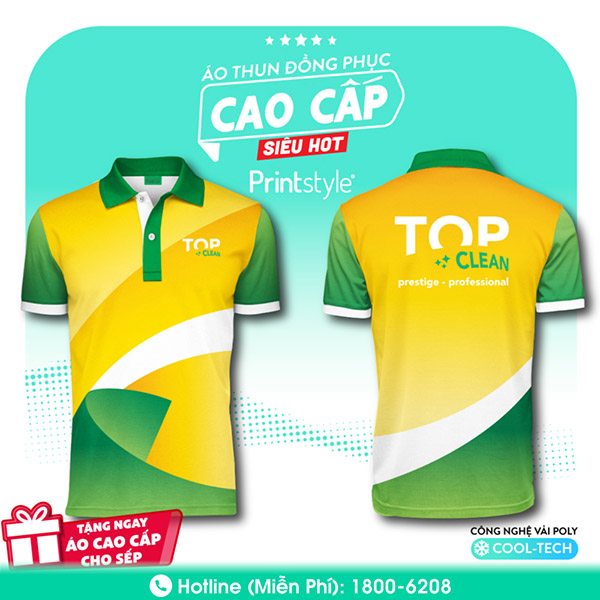 Áo thun đồng phục Top Clean