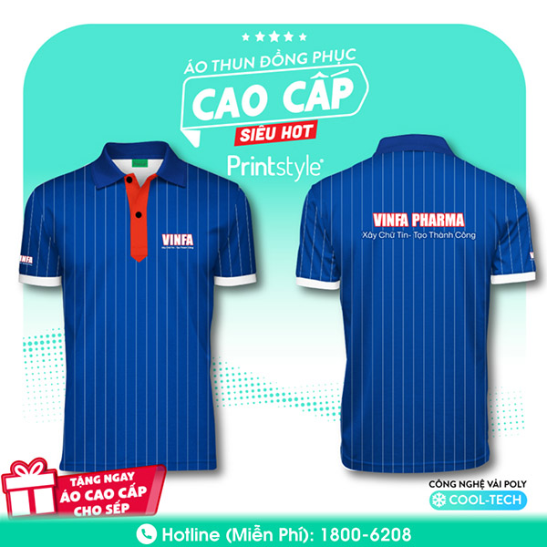 Áo thun đông phục Vinfa