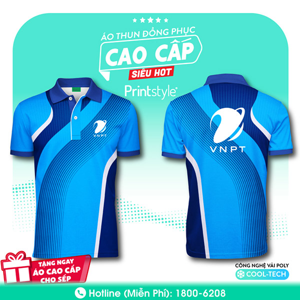 Áo thun đông phục VNPT
