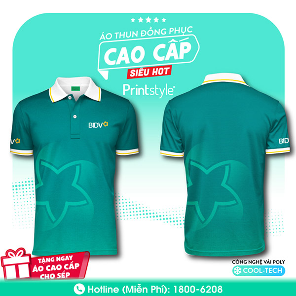 Áo thun đồng phục BIDV