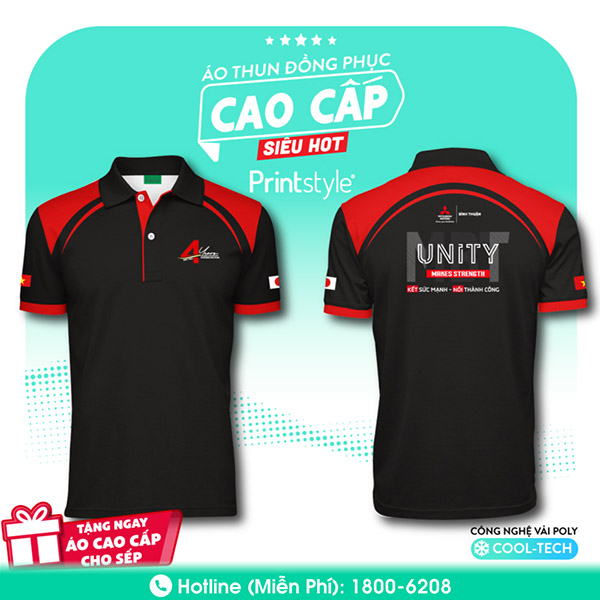 Áo thun đông phục Unity