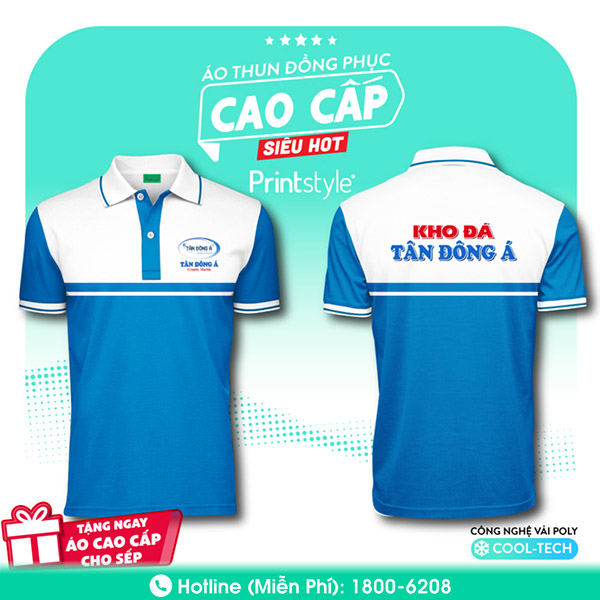 Áo thun đồng phục Tân Đông Á